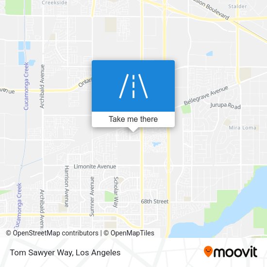 Mapa de Tom Sawyer Way