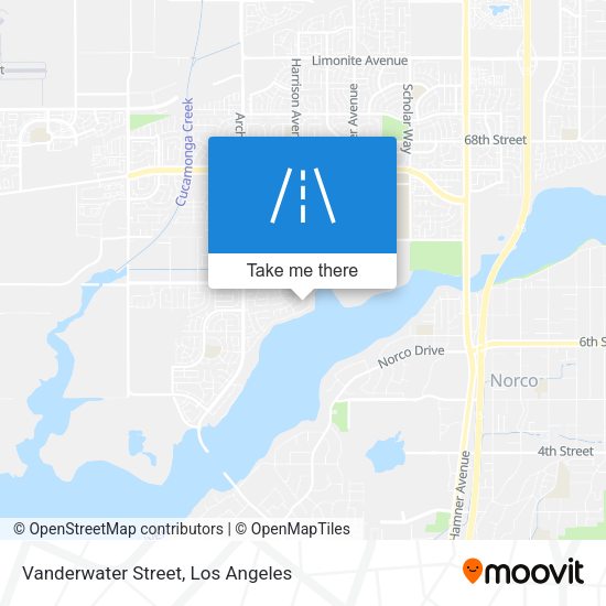 Vanderwater Street map