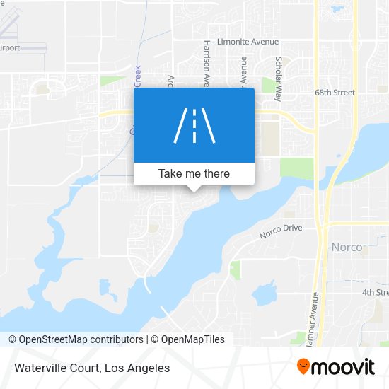 Waterville Court map