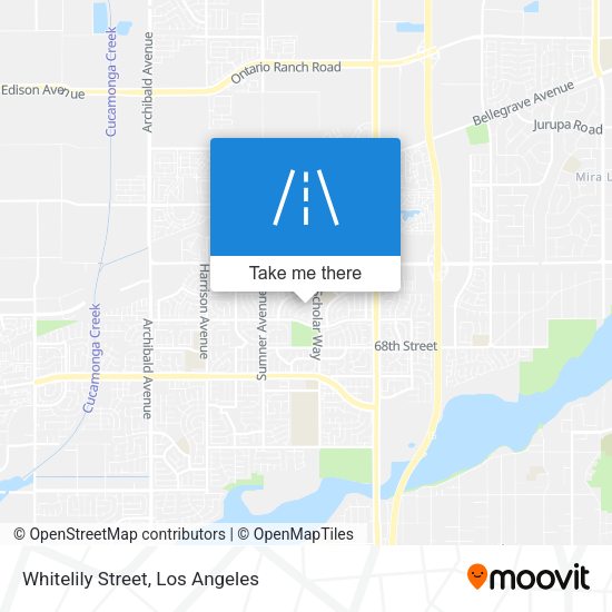 Mapa de Whitelily Street