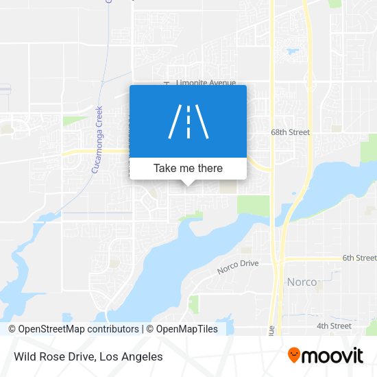 Wild Rose Drive map