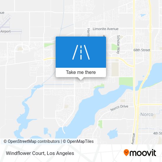 Mapa de Windflower Court