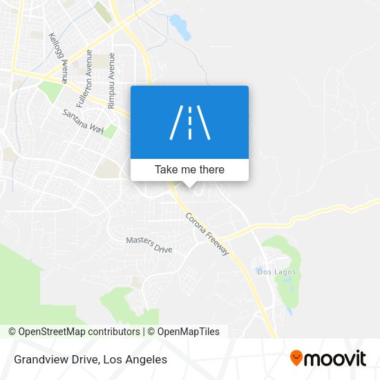 Mapa de Grandview Drive