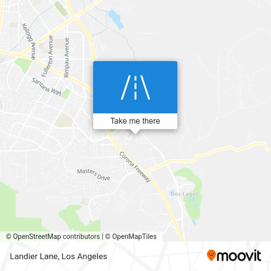 Landier Lane map