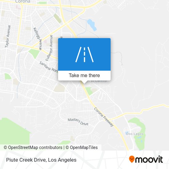Mapa de Piute Creek Drive