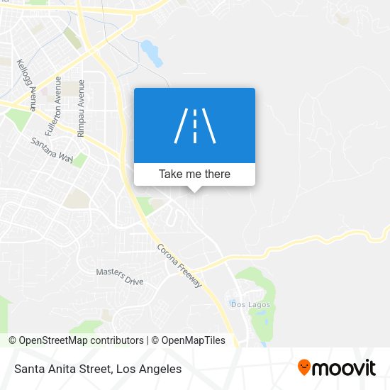 Santa Anita Street map