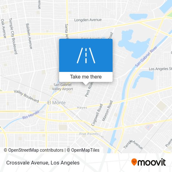 Mapa de Crossvale Avenue