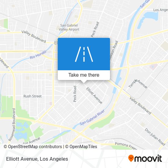 Mapa de Elliott Avenue