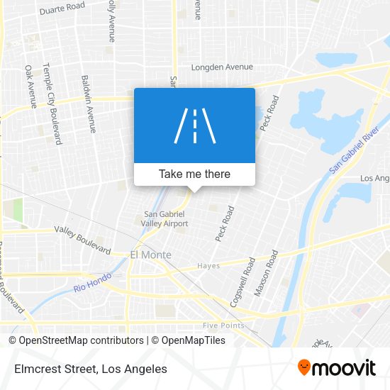 Mapa de Elmcrest Street