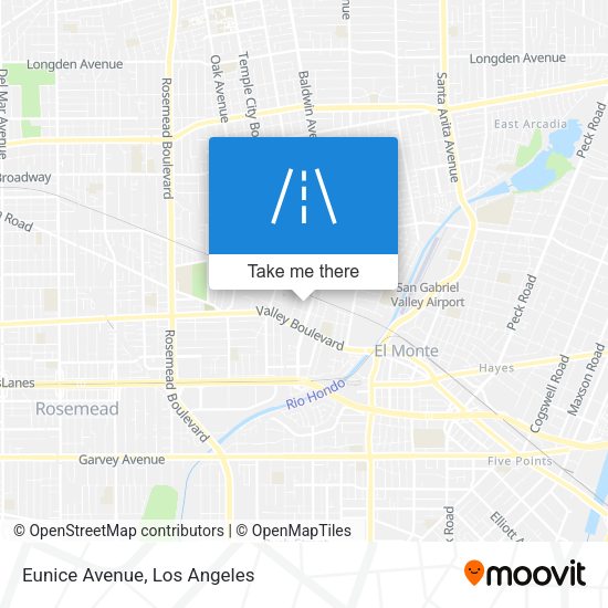 Mapa de Eunice Avenue