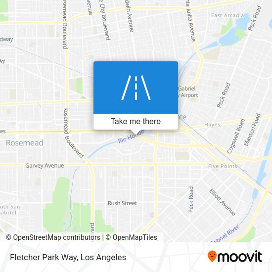 Mapa de Fletcher Park Way