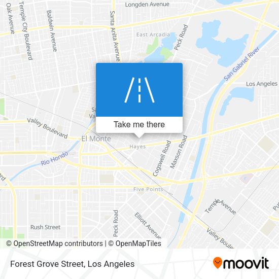 Forest Grove Street map
