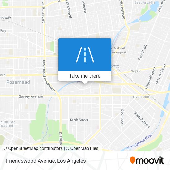 Friendswood Avenue map