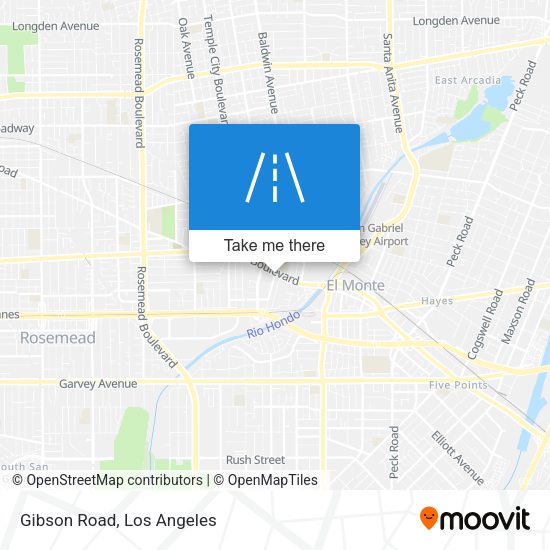 Mapa de Gibson Road