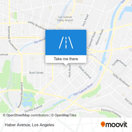 Mapa de Haber Avenue