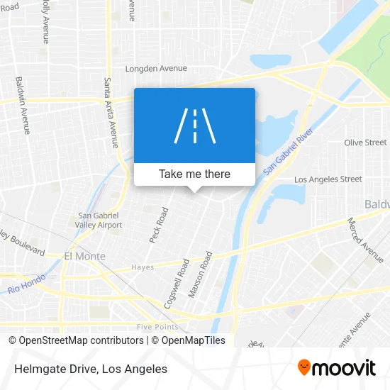 Helmgate Drive map
