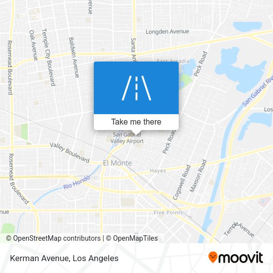 Mapa de Kerman Avenue