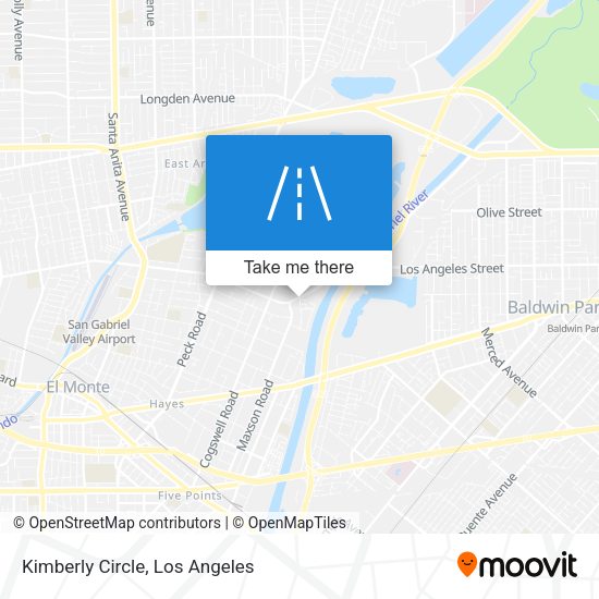 Mapa de Kimberly Circle