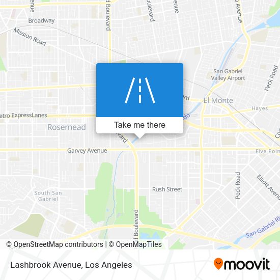 Lashbrook Avenue map