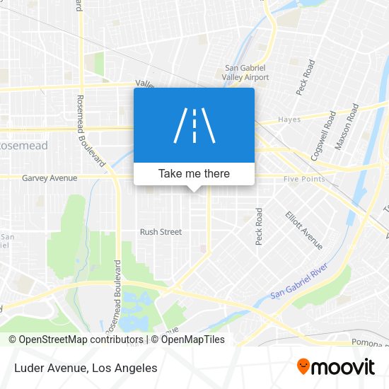 Luder Avenue map
