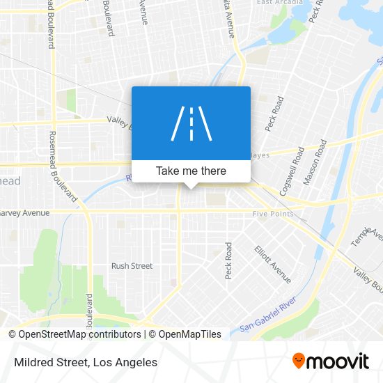 Mapa de Mildred Street