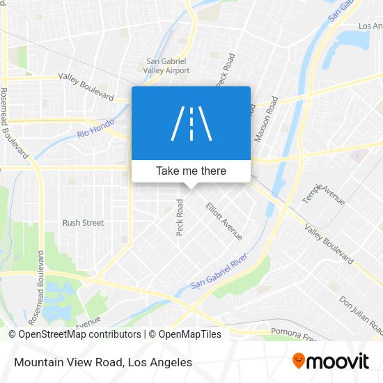 Mapa de Mountain View Road