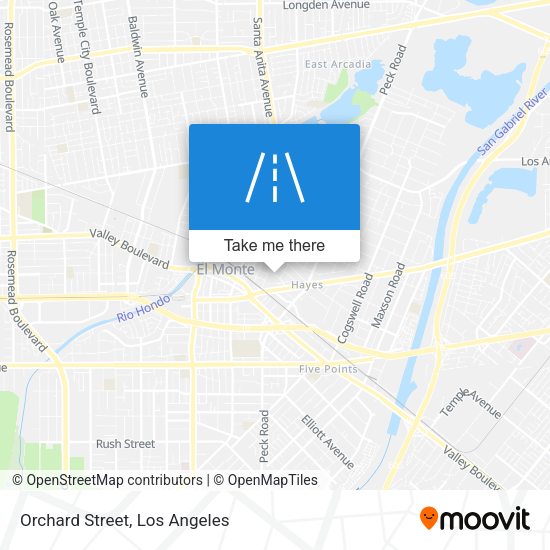 Mapa de Orchard Street