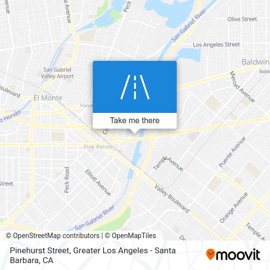Pinehurst Street map