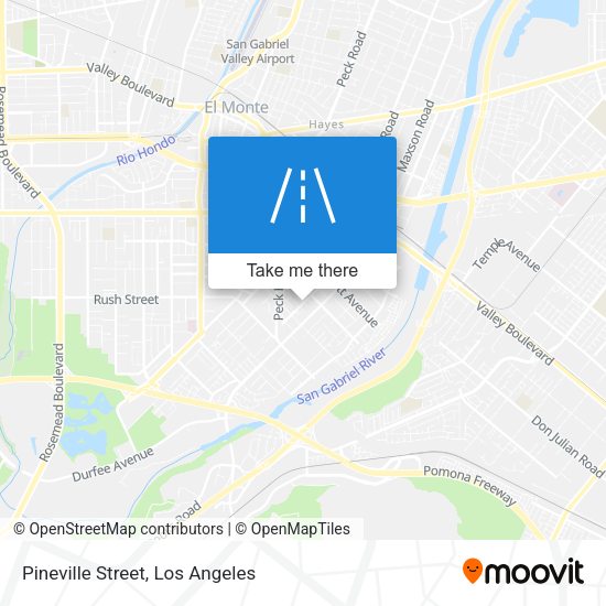 Pineville Street map