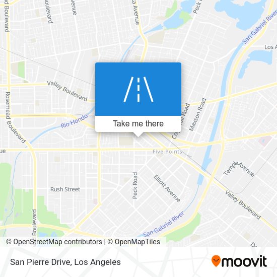 San Pierre Drive map