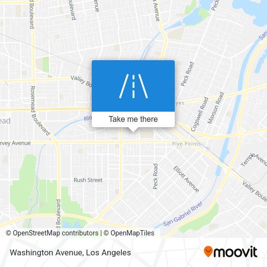 Mapa de Washington Avenue