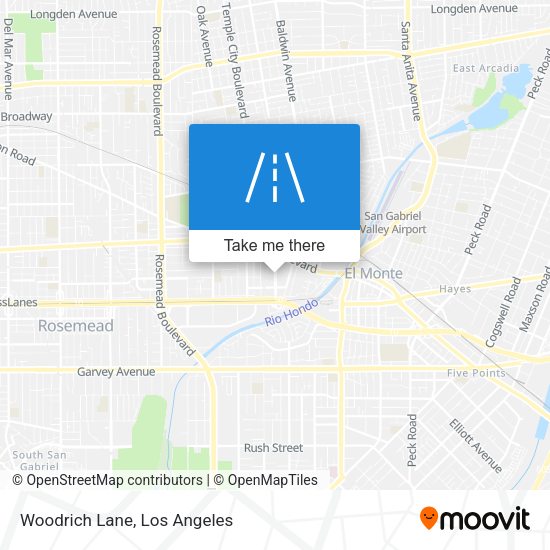 Mapa de Woodrich Lane