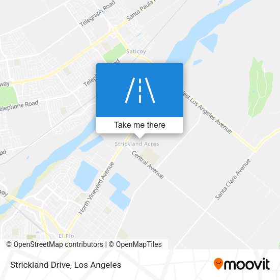 Strickland Drive map
