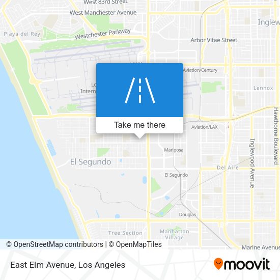 Mapa de East Elm Avenue