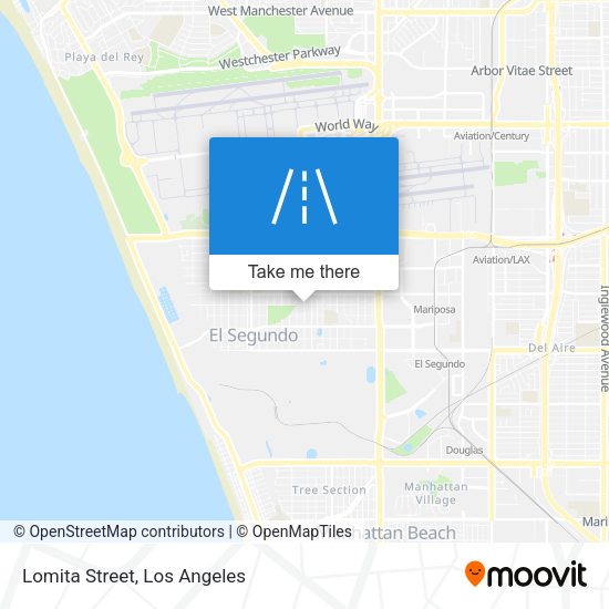 Lomita Street map