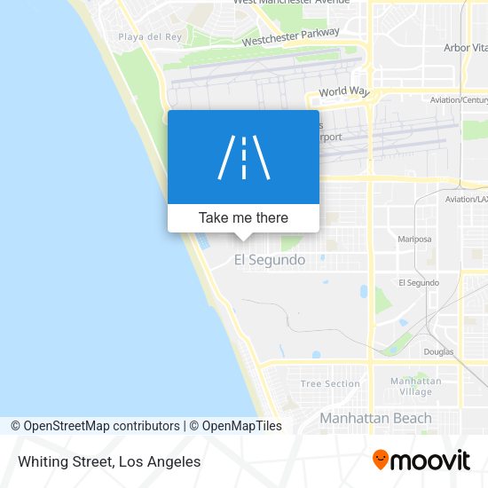 Mapa de Whiting Street