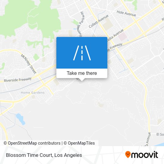 Blossom Time Court map