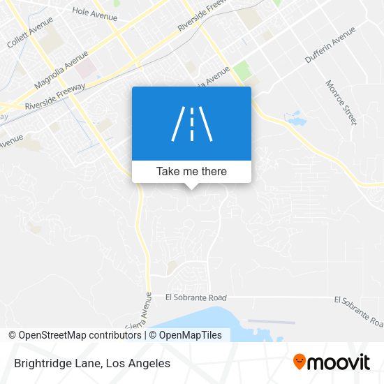 Mapa de Brightridge Lane