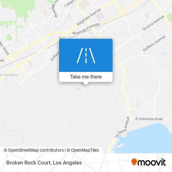 Broken Rock Court map