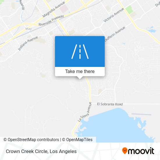Crown Creek Circle map
