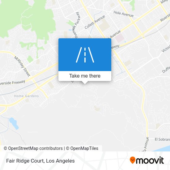 Fair Ridge Court map