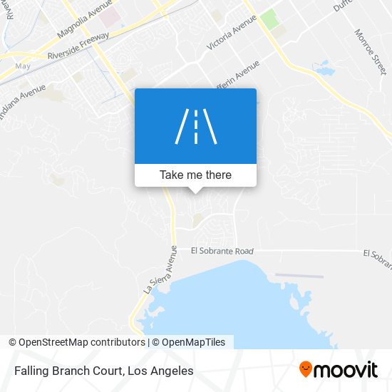 Falling Branch Court map