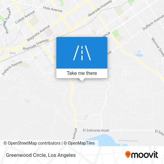 Greenwood Circle map
