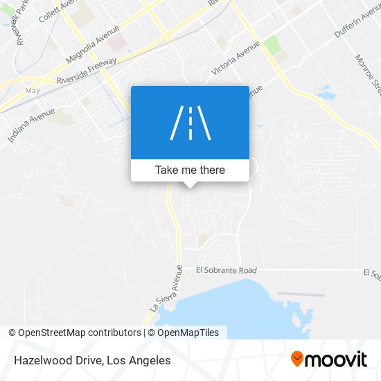 Hazelwood Drive map