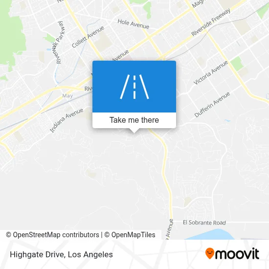 Highgate Drive map
