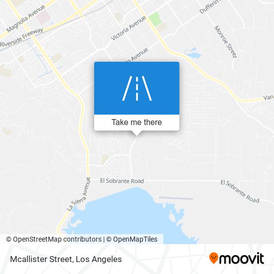 Mcallister Street map