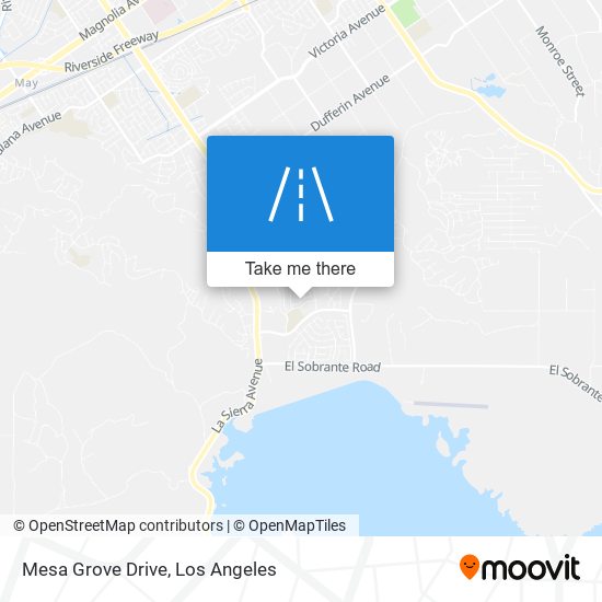 Mapa de Mesa Grove Drive