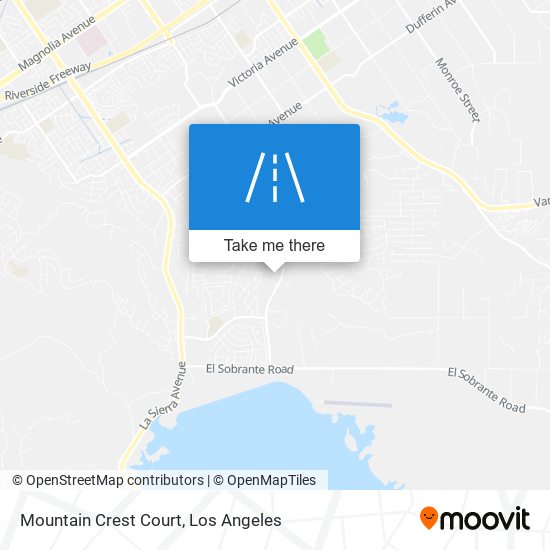 Mountain Crest Court map