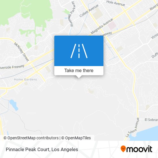Mapa de Pinnacle Peak Court