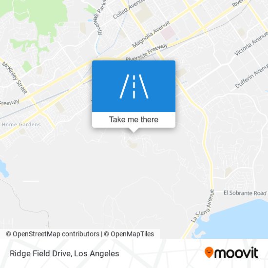 Ridge Field Drive map